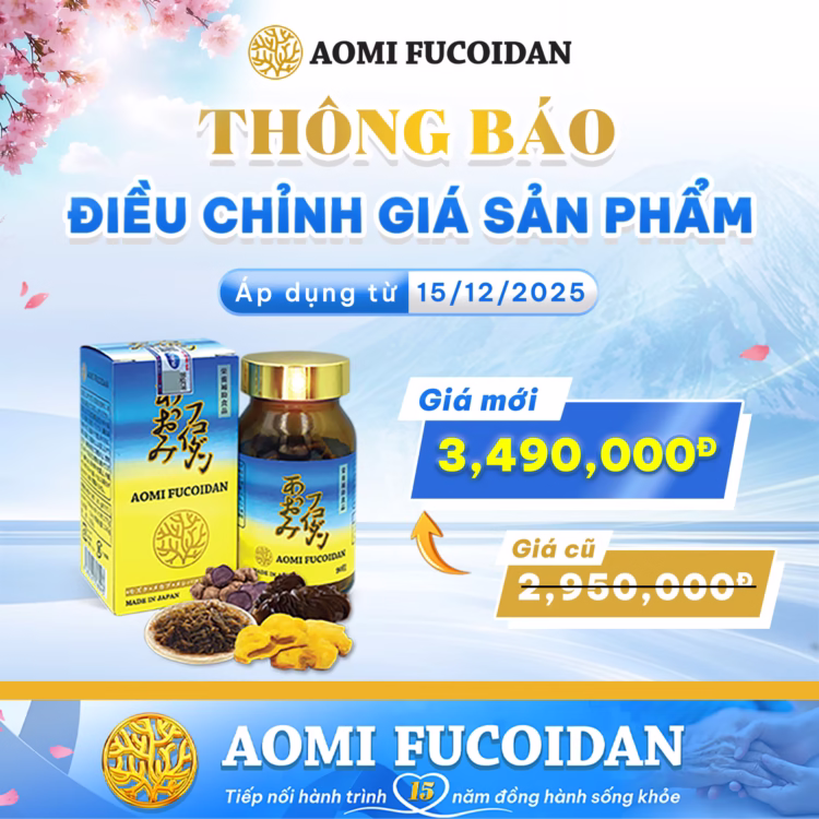 Thông báo điều chỉnh giá sản phẩm